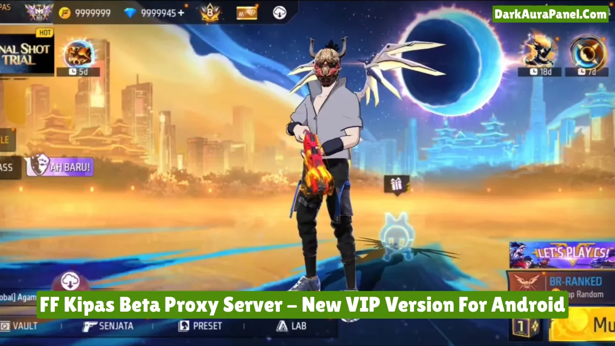 FF Kipas Beta Download OB54 Free Fire (VIP Proxy Server) 2026